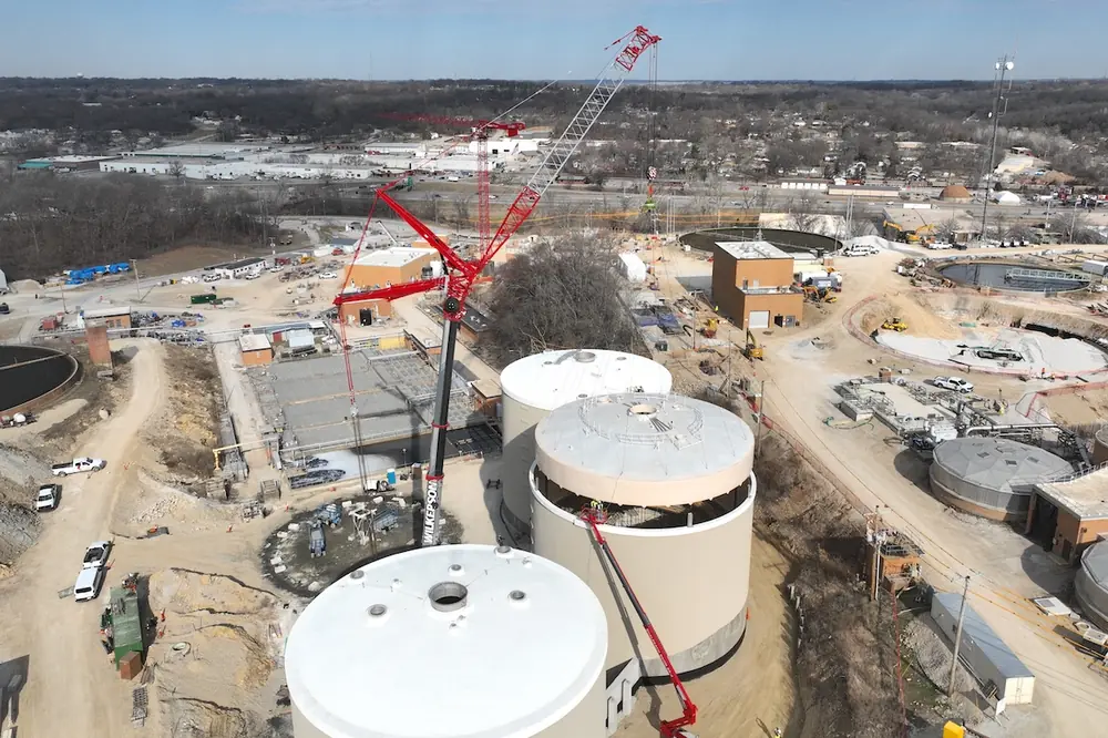The Myron K. Nelson Wastewater Treatment Facility project is constructing a new, modern wastewater treatment facility on the site of Johnson County’s existing 1940s-era facility.