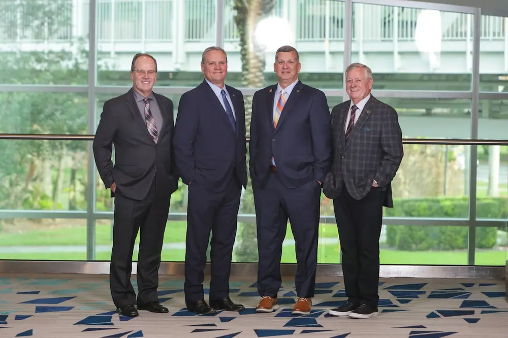 AGC’s new officers (left to right): Doug Maibach, Trey Pebley, Rick Andritsch, and Don Weaver.