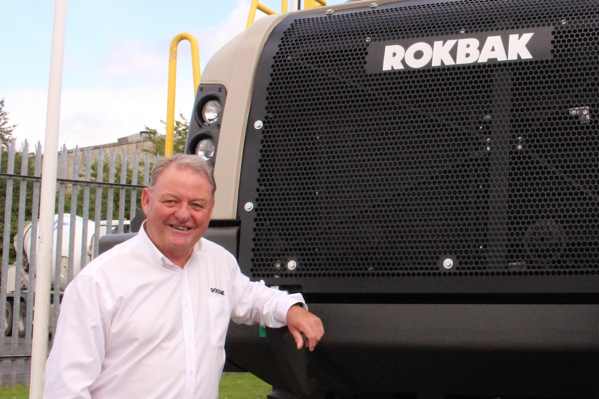 Tommy Moore, Aftermarket Training Manager at Rokbak, uses a hands-on training program.