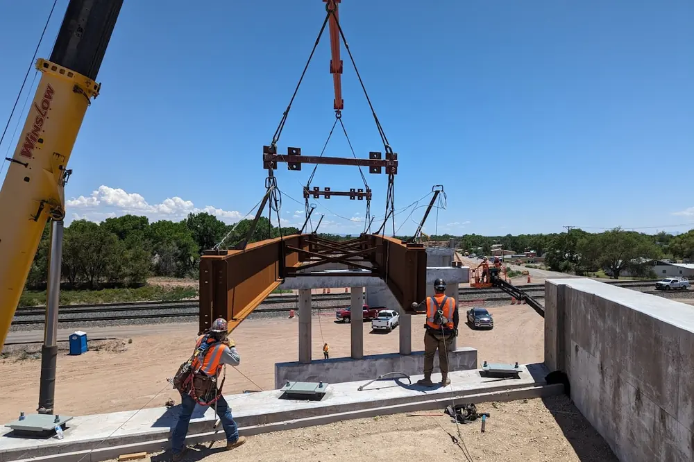 Jareles Road-Railroad Grade Separation project (Photo courtesy of NMDOT)
