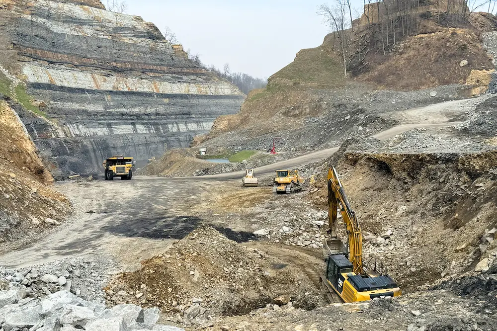 Cut sections range in height from 300 feet to 400 feet, along with the deepest cut in Virginia at nearly 500 feet.