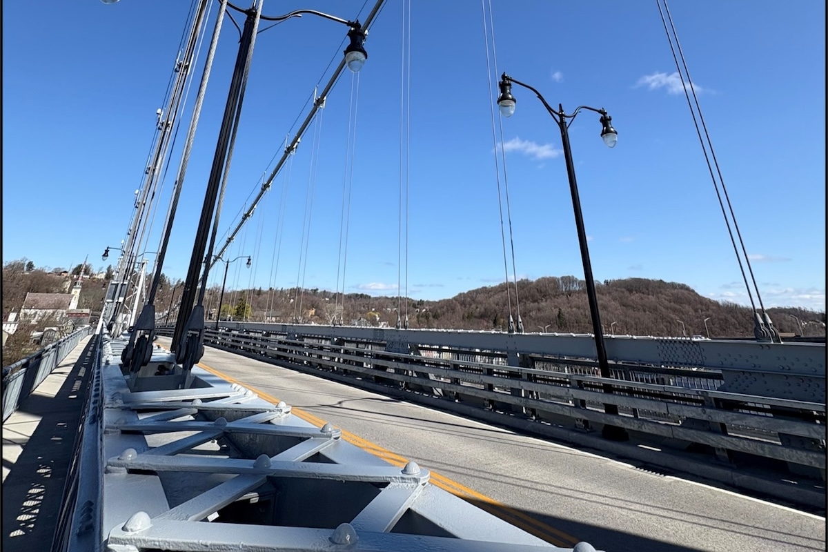 Kingston-Port Ewen Suspension Bridge rehabilitation, New York