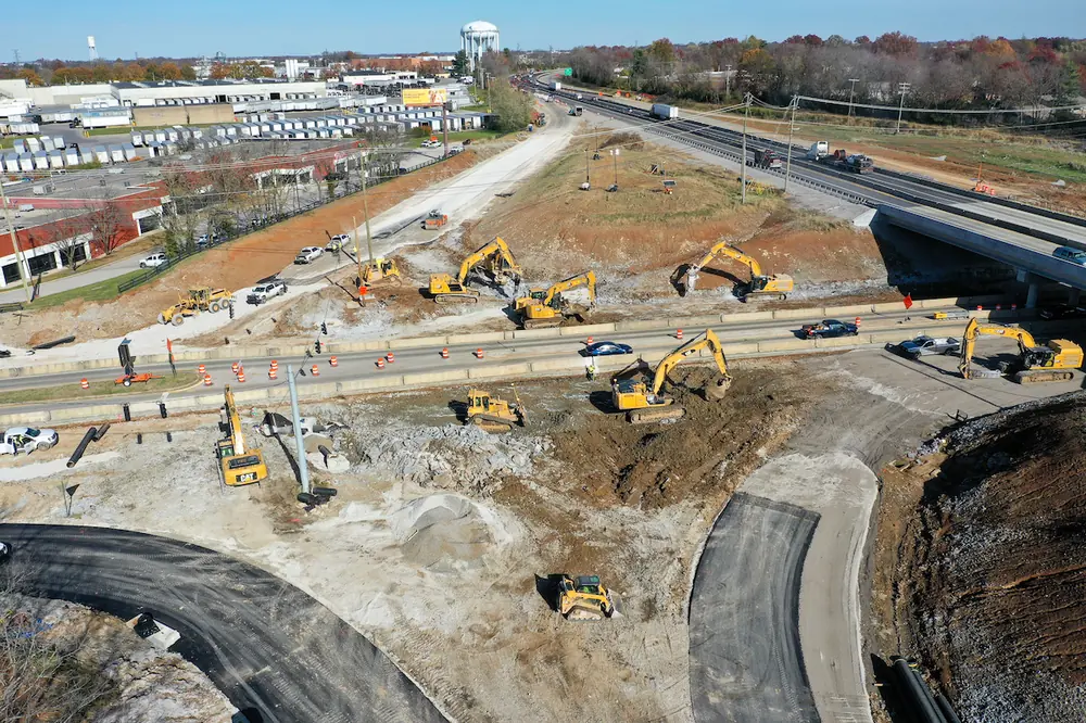 Managing construction in a tight corridor has been one of the most complex aspects of the New Circle Road project.