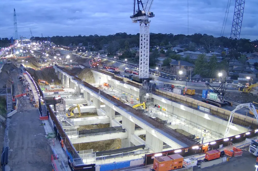 As two tunnel boring machines created twin tunnels on the North East Link project, changes in daily meetings automatically showed up in the lookahead. (Photo courtesy of Spark NEL)