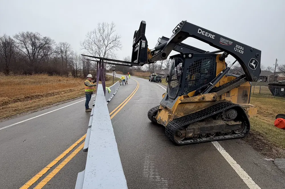 Some alternative solutions like Ape Barrier can be installed using a skid steer.