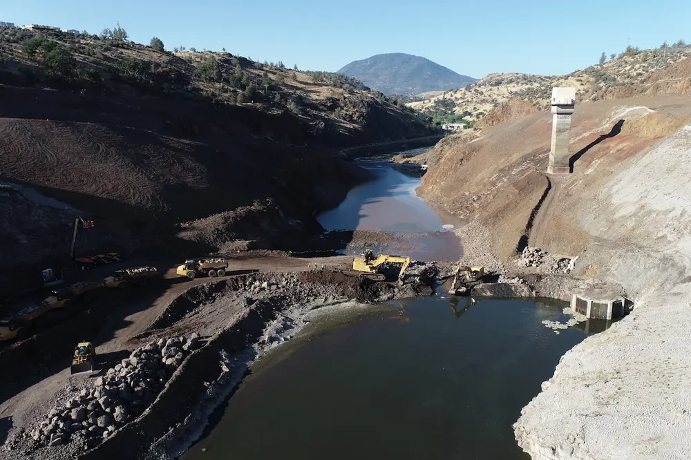 Breach of the Iron Gate Dam