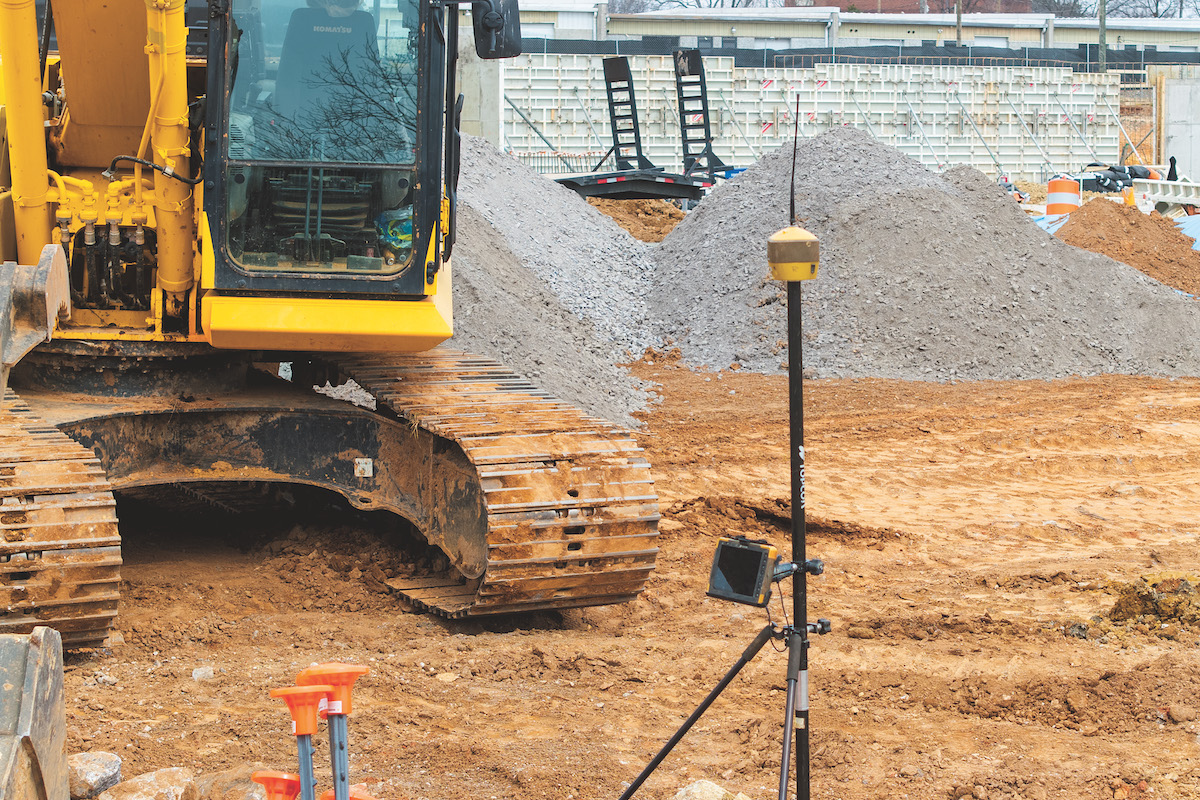 Kennedy Excavating utilizes seven base and rover stations around its job sites.