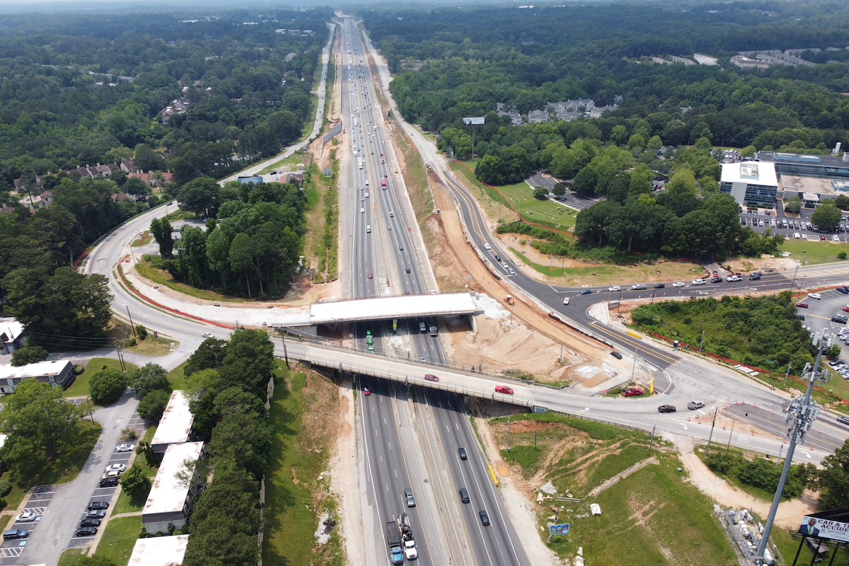 The I-285/I-20 East Interchange project will construct new system-to-system ramps and auxiliary lanes to improve safety and traffic flow.