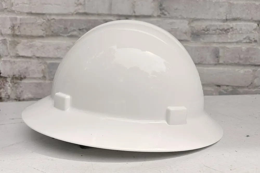 Type I safety helmet designed to provide protection from impacts. (Photo courtesy of ISEA)