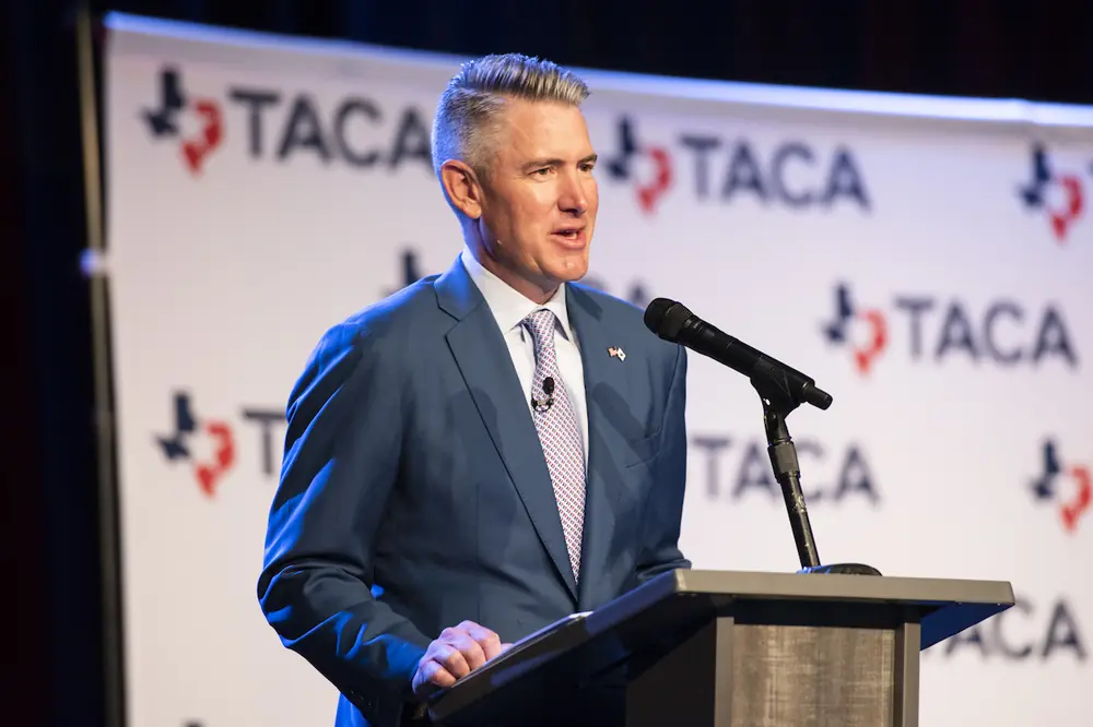 Andrew S. Pinkerton, TACA President and CEO, addressed members at the association's 72nd Annual Meeting.