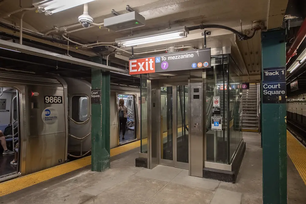 MTA’s Court Square Station platform elevator