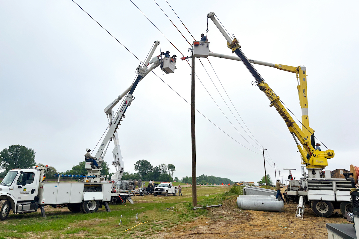 The SR 222 projects involved performing major roadway widening and utility relocations.