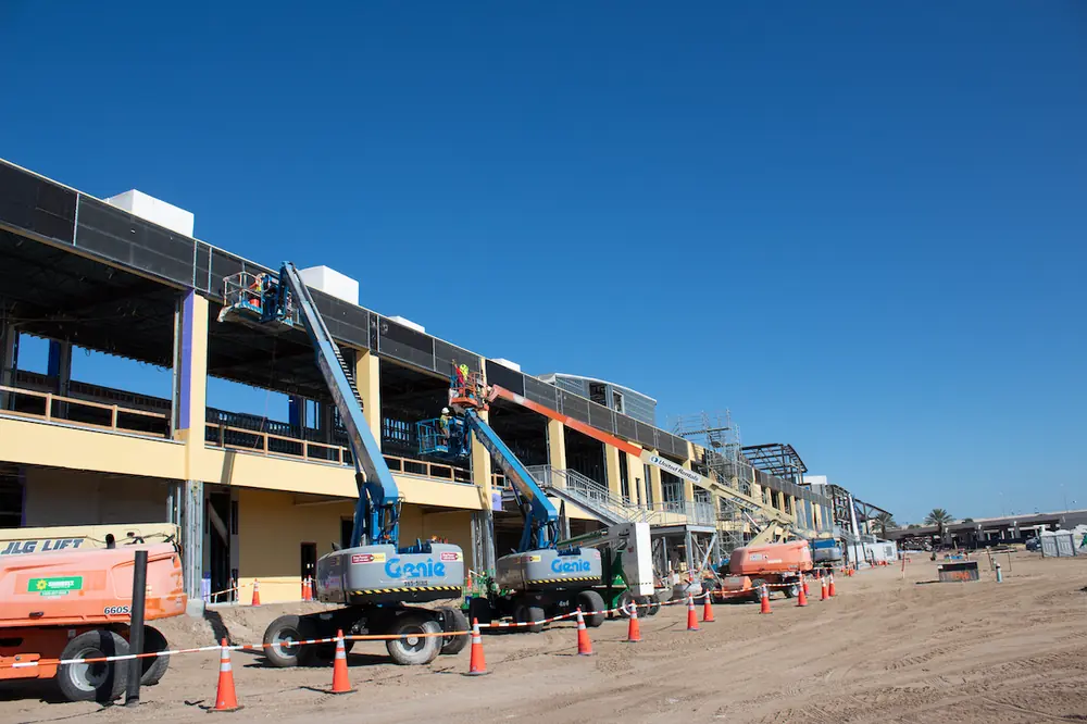 The expansion of Southwest Florida International Airport involves constructing Concourse E with the help of advanced AI tools and real-time project data.