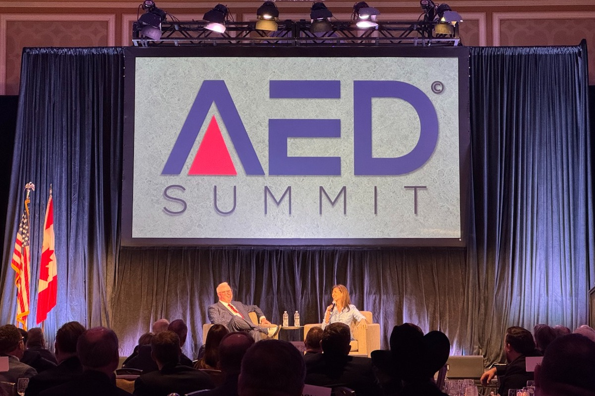 "Dinner and a Conversation" included Ambassador Nikki Haley and AED President & CEO Brian P. McGuire.