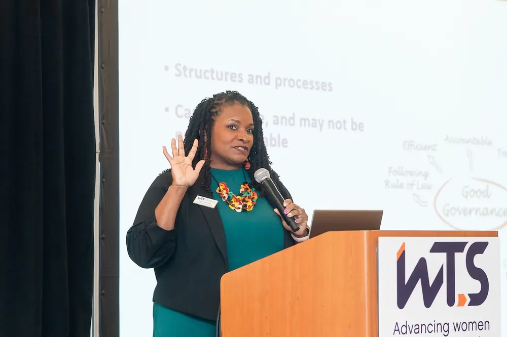 Erin Slayton, Program Management Director at HDR and Chair of WTS International (Photo courtesy of WTS)