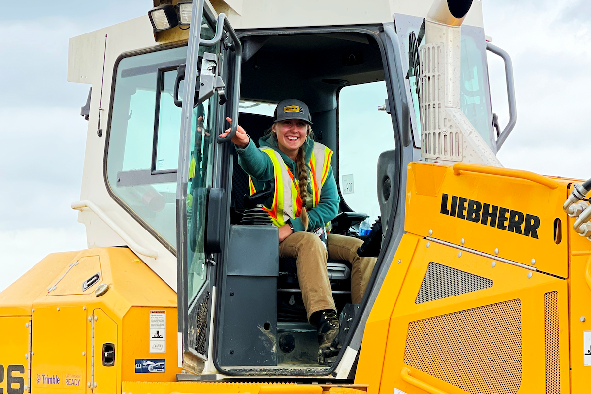 Lena Turek found a following on TikTok showcasing career pathways and the real side of the trades.