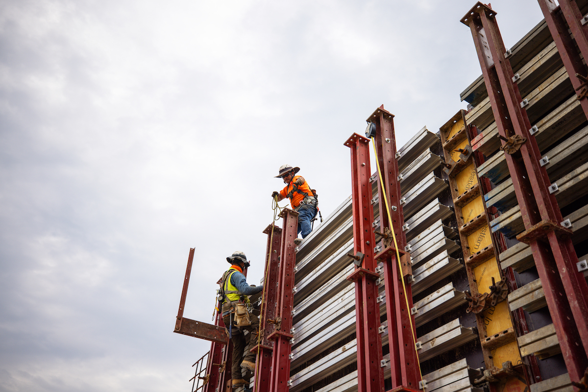 CAS crews self-perform the cast-in-place concrete.