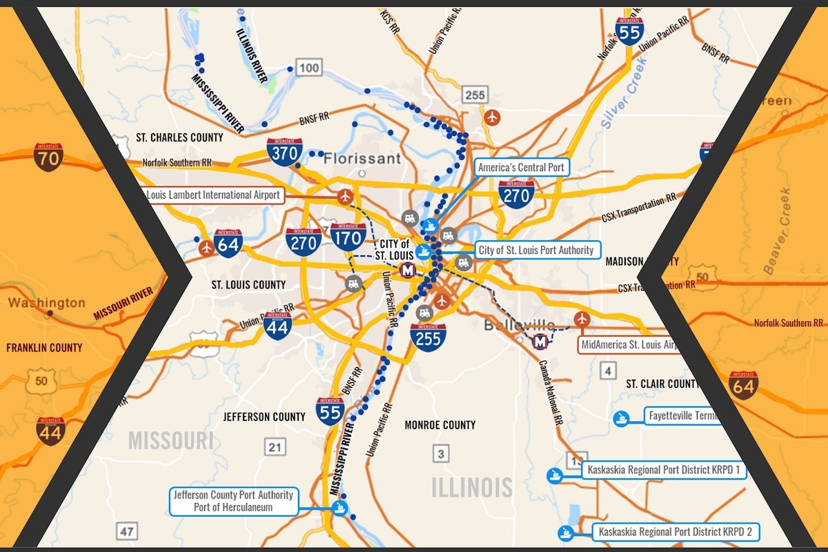 The above graphic shows some of the 2026 priority freight projects.