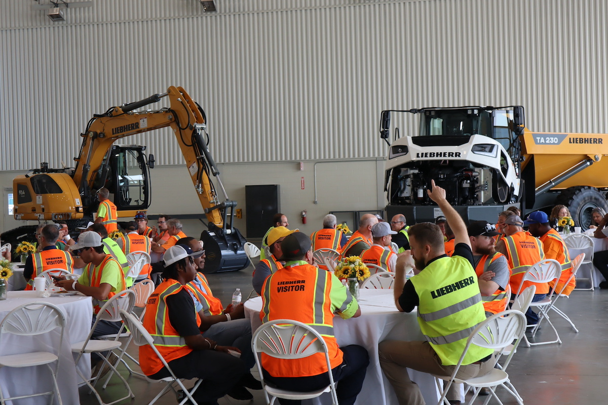 Liebherr Equipment Source hosted customers from across the Mid-Atlantic at their recent Newport News open house event.