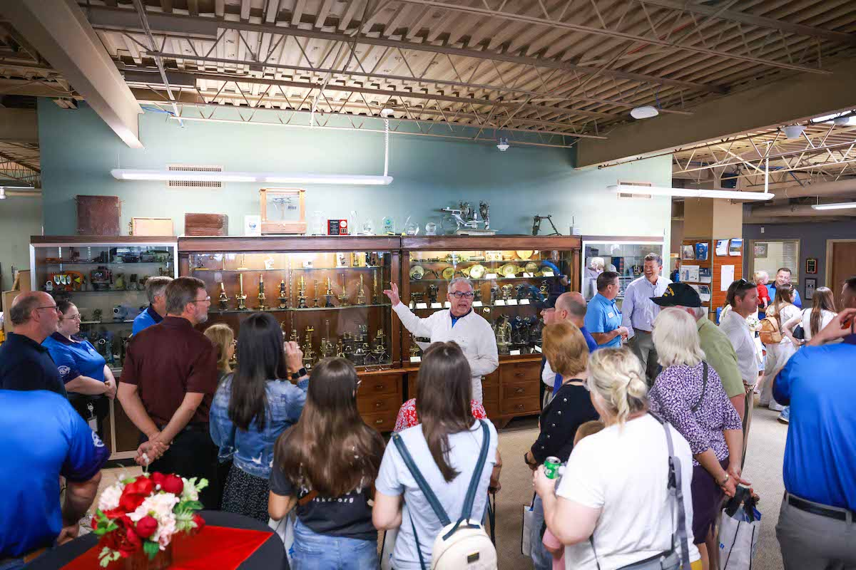 Informative plant tours were offered throughout the day.