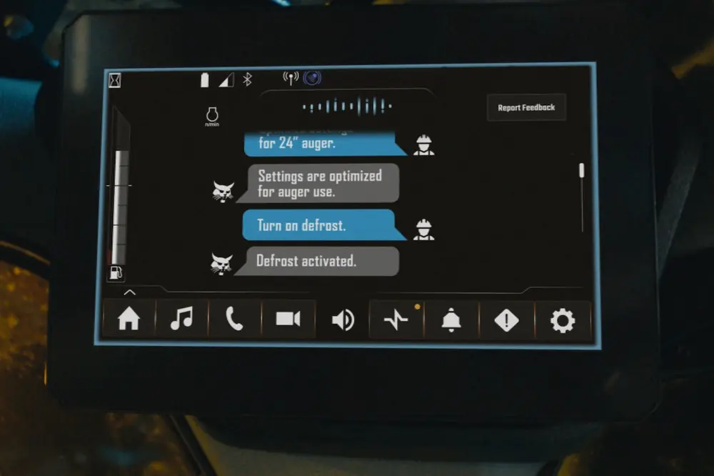 Bobcat’s new Jobsite Companion simplifies machine operation with voice commands, automated attachment settings, and real-time jobsite insights.
