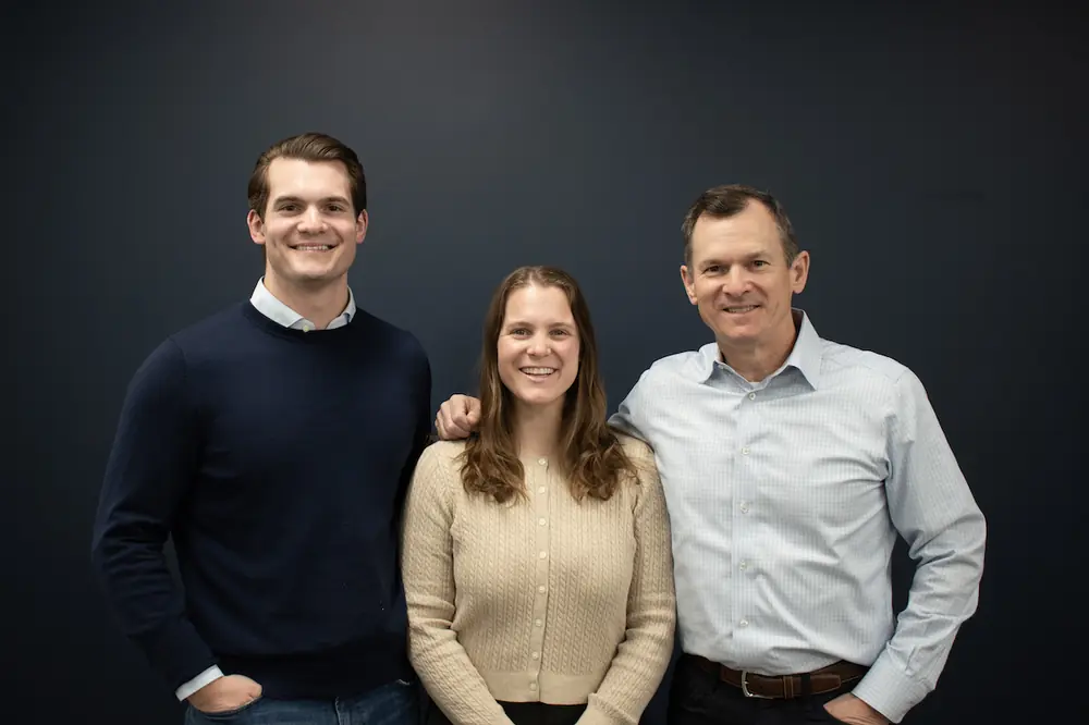 The fourth generation, Matt and Abby Sill (left and center), have taken on roles at RMS and are working alongside their father, CEO Mike M. Sill II (right).
