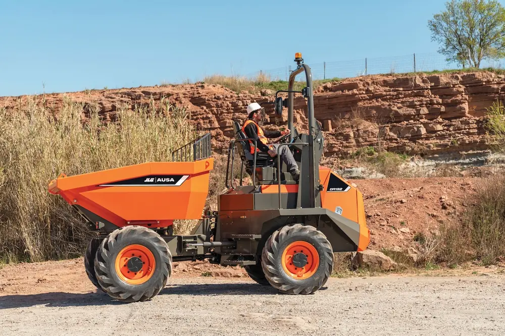 A dedicated dumper takes over repetitive hauling and material placing tasks, allowing other equipment to focus on digging and loading.
