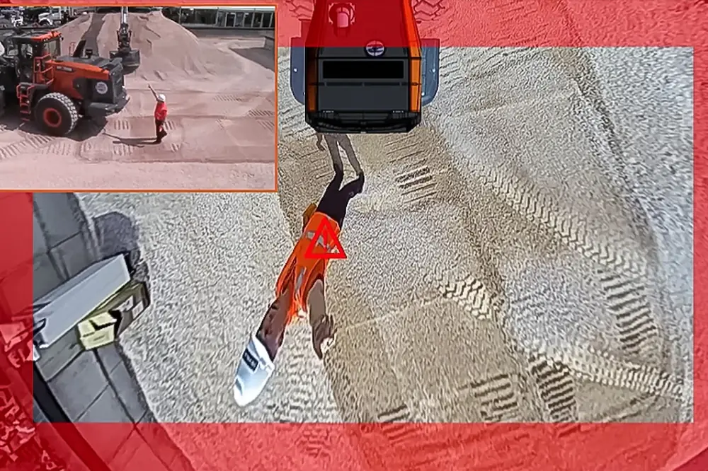AVM camera systems increase the operator’s visibility around the machine.