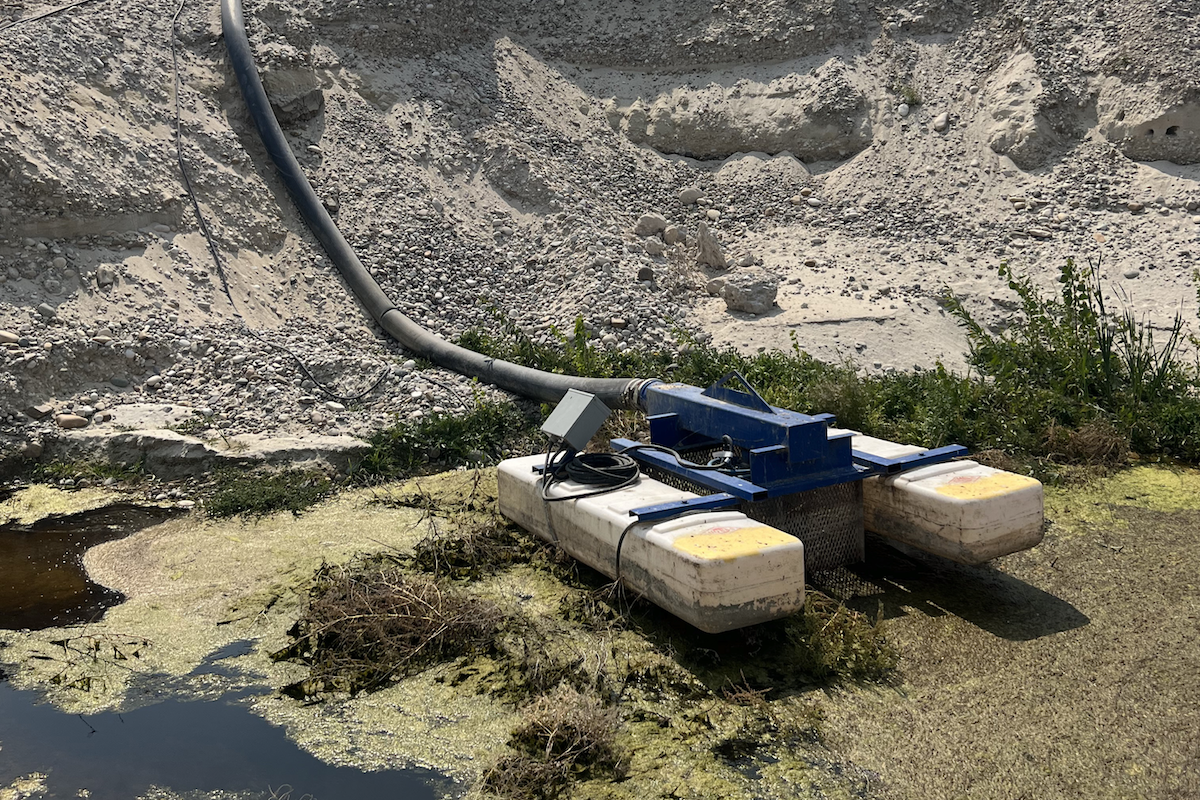 MWST and Tsurumi’s dewatering solution is in action on site at an Idaho quarry.