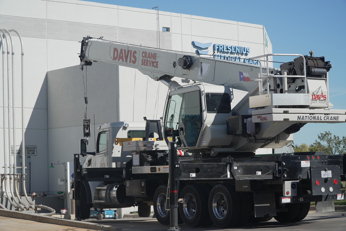 National Crane NBT60XL Boom Trucks help Davis Crane Group quickly move from one project to another.