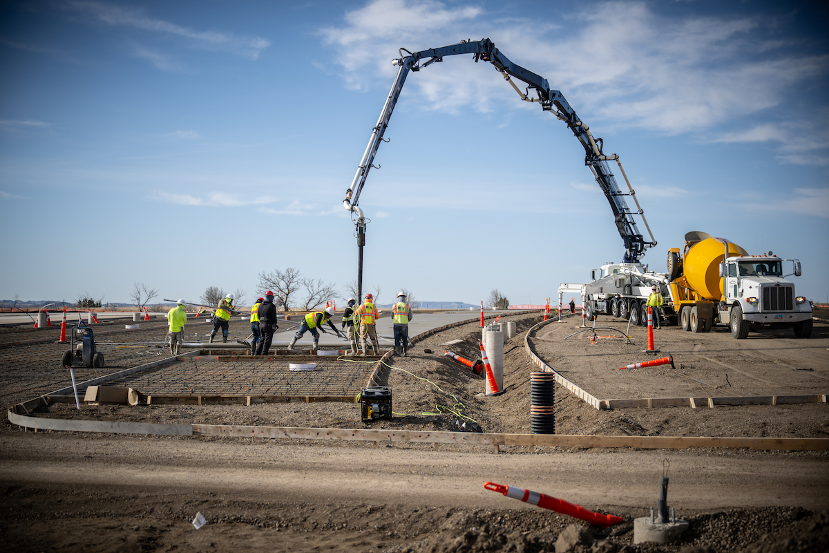The $400 million Theodore Roosevelt Presidential Library project began construction in May 2023. (Photo courtesy of Chad Ziemendorf)
