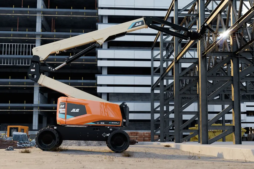 A boom lift equipped with a robotic end effector can position itself, identify weld locations, and perform tasks consistently, reducing the need for manual execution at height.