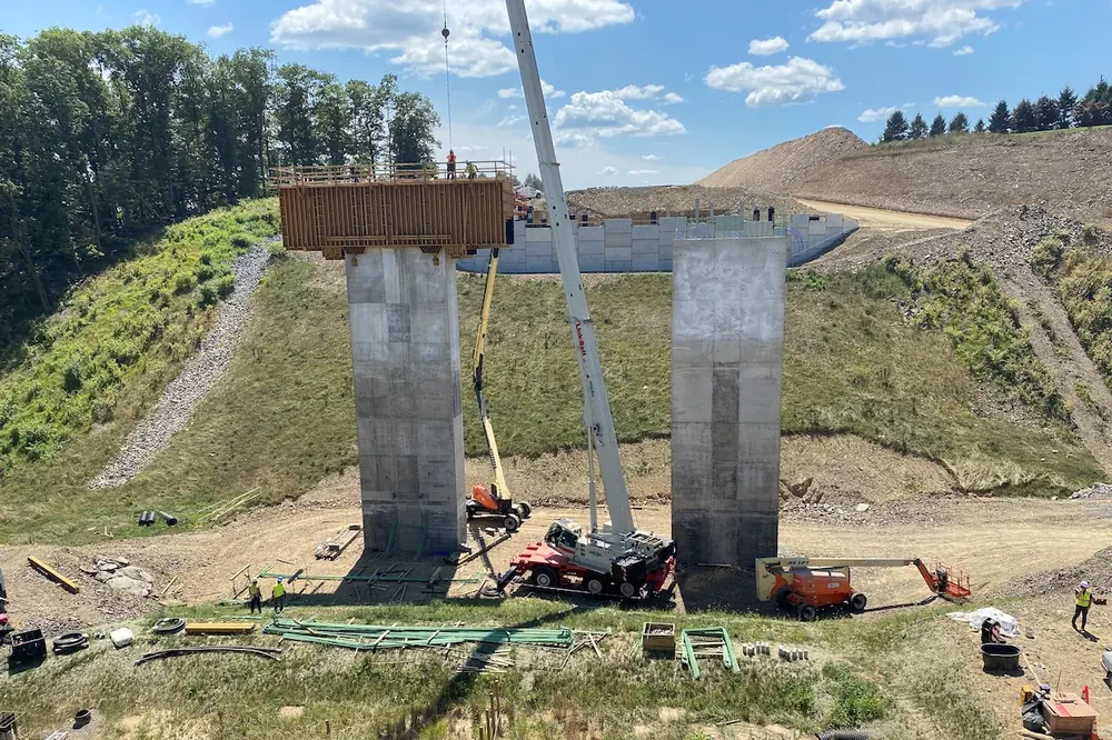 The Central Susquehanna Valley Transportation project includes the construction of nine new bridges.