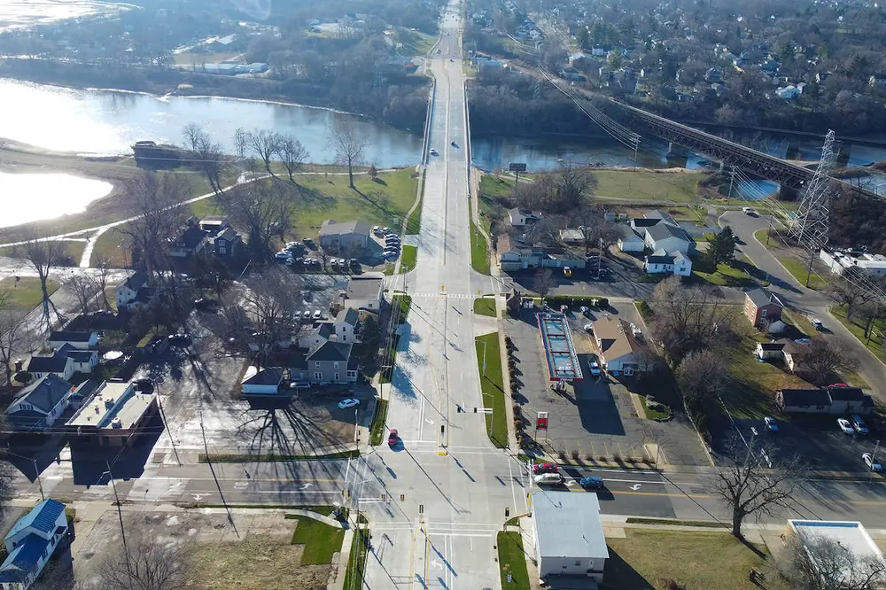 U.S. 51 (Center Avenue), Nicolet Street to Court Street