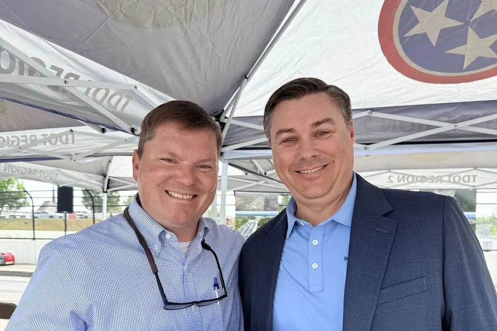 From left to right: Mitchell Simpson, PE, Wright Brothers President/CEO and Richard Sullivan, PE, Neel-Schaffer Senior Vice President