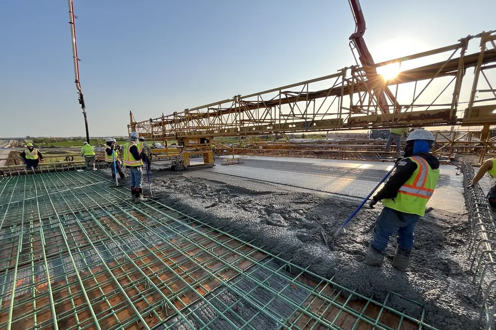 The Interstate 380 corridor reconstruction is designed to add capacity, improve safety, and extend the roadway’s service life. (Photo courtesy of Iowa DOT)