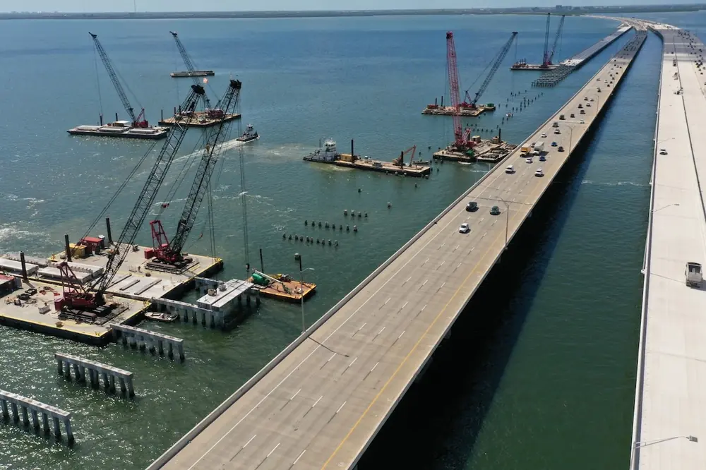 Florida’s I-275 Howard Frankland Bridge project (Photo courtesy of FDOT)