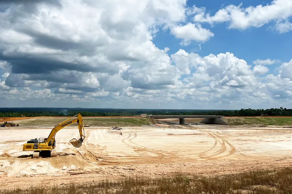 The Ripley Bypass project includes nearly 6 million cubic yards of earthwork.