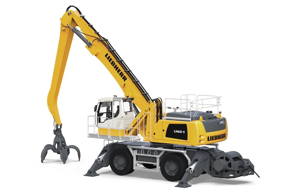 Liebherr’s LH 60 M Industry E Material Handler