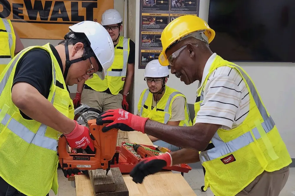 The Titans Construction Training Camp (TC2) program is prioritizing local workforce development on the Nissan Stadium project.