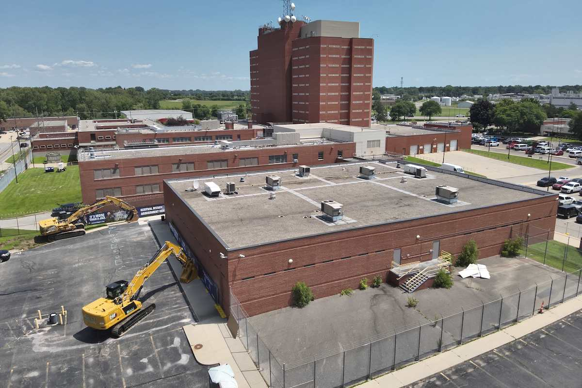 Pictured here is the project site prior to demolition.