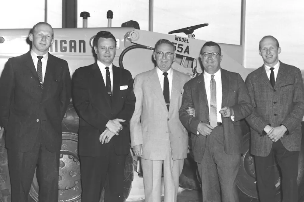 Michael R. and Mitchell J. Sill (left and right) helped their father, Founder Michael M. Sill (center), expand the company beyond its one-store operation.