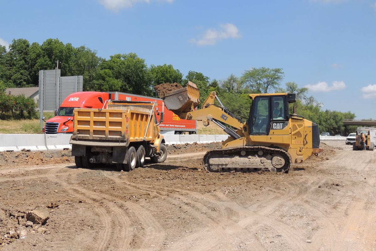 In Jefferson County, the I-55 Corridor Improvement Project is improving safety, capacity, and reliability. (Photo courtesy of KCI Construction/MoDOT)
