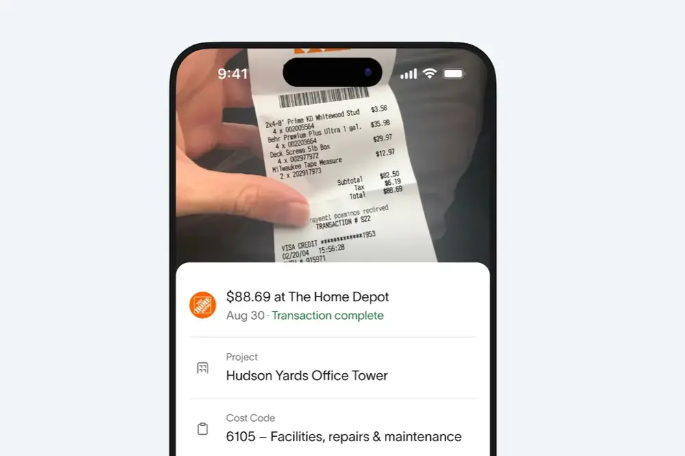 Every receipt should get coded to the right job and cost code the day it happens.