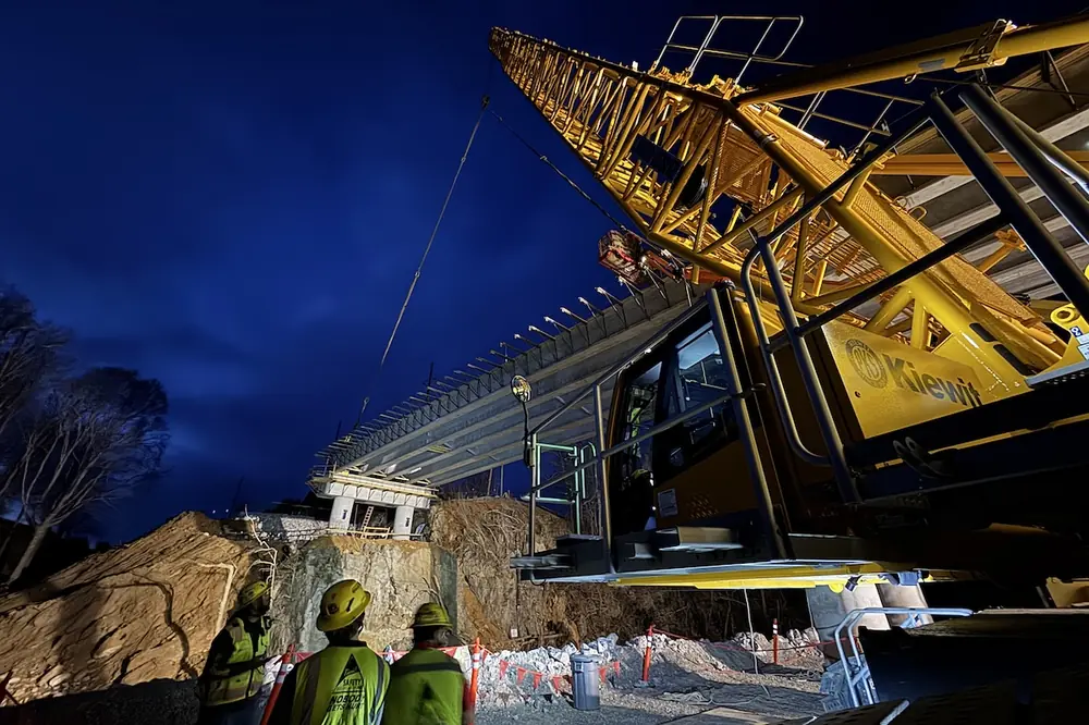 Crews worked seven days a week for the majority of the SR 81 and SR 107 bridges project.
