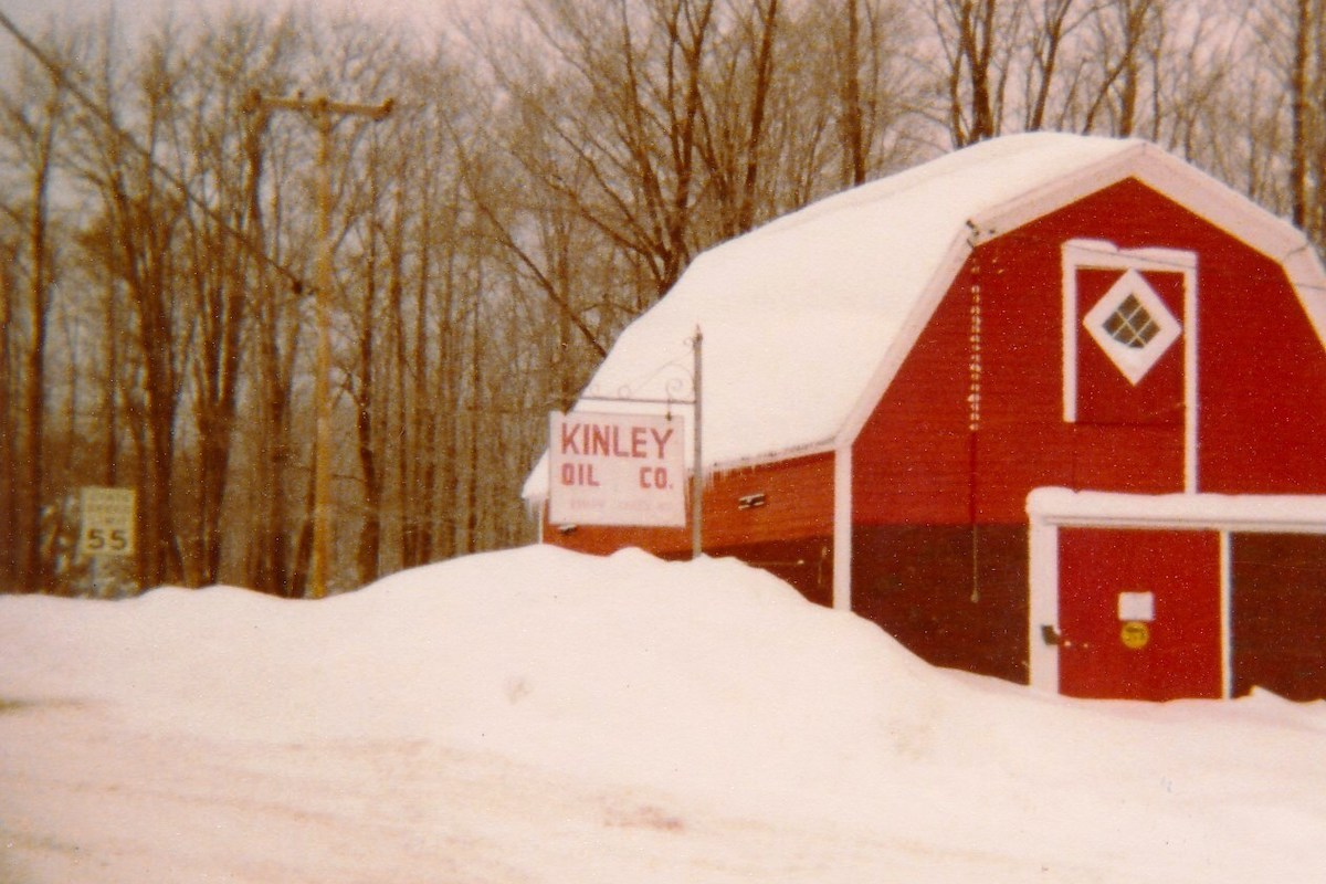 Pictured here is the historic Kinley Oil Co. barn in Western New York, a reminder of the company’s early years.