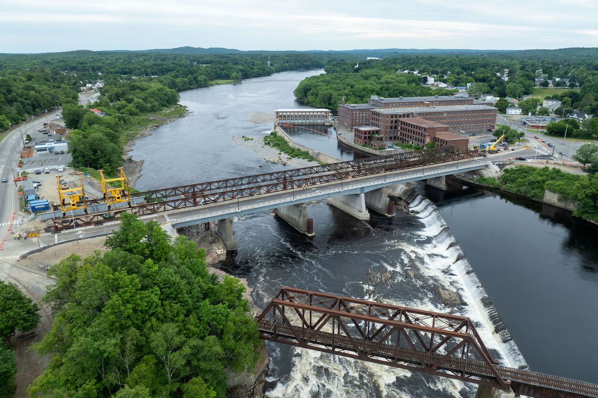 The Ticonic Bridge is a critical link on U.S. Route 201, carrying over 17,000 vehicles daily.